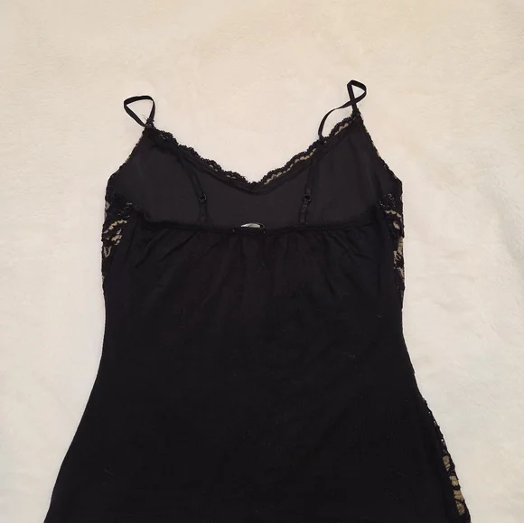 Cache Black/Gold Lace Camisole - Picture 4 of 6